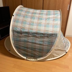 ニトリ ワンタッチサンシェルター チェックの画像