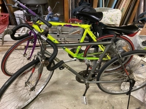 キャンセルされました‼️普通に乗れます。黒のロードバイクまだあります。1台　1万円