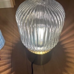 定価約5千円　間接照明IKEA おしゃれ卓上ライト電球付き ソルクリント　SOLKLINTの画像
