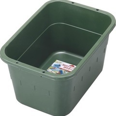 角型タライ6個　36ℓ グリーン  配送可