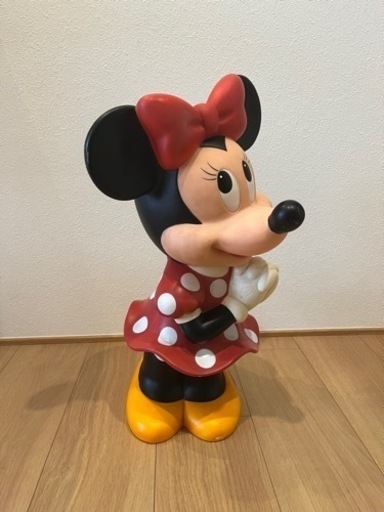 三菱銀行 カウンター用 大型 ミニーマウス 貯金箱