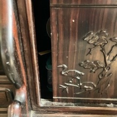 飾り棚　タンス　アンティークの画像