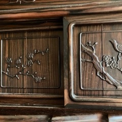 飾り棚　タンス　アンティークの画像