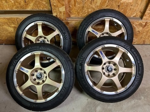 美品　ENKEI RS6 15×6.5j +38 PCDマルチ穴