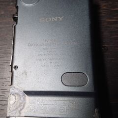 SONY　M-88　マイクロカセットレコーダー　ケース付きジャンク扱いの画像