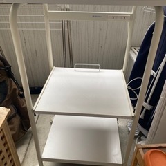 山善　レンジラック　コンセントつきの画像