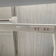 山善　レンジラック　コンセントつきの画像