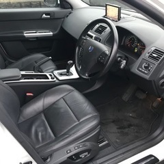 ボルボV50 20e パワーシフト H23　車検6/10　走行67000ｋ　純正HDDナビ＆フルセグTV　黒革S　純正17AW　キセノンの画像