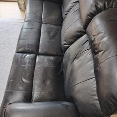 【取引終了】モーションソファー　ブルーム（ブラック）の画像