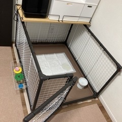 ペットゲージ（イレクターパイプにて自作）