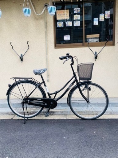 中古自転車26インチのママチャリ。新品部品たくさん使って長持ち重視に仕上げてます！