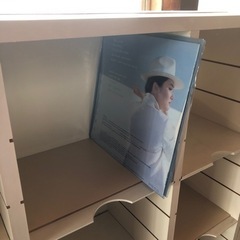 希少！レコード収納 カルテ入れ 高さ調整可能！109×31×133cmの画像