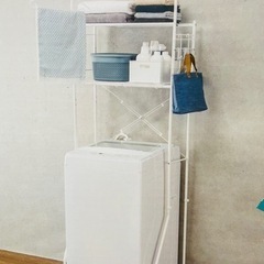 ニトリ　洗濯機ラックの画像