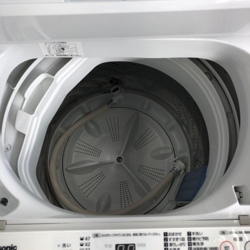 安心の6ヶ月保証付き！！Panasonic 全自動洗濯機　5.0kg 2017年製　取りに来れる方限定！売ります！