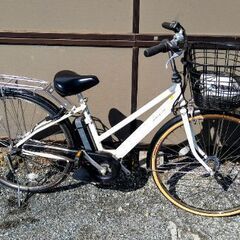 ヤマハ、パス。中古電動アシスト自転車２７インチの画像