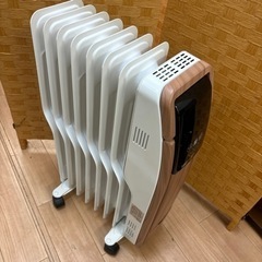 【引取】オイルヒーター ホワイト POH-S1208M-W 20...