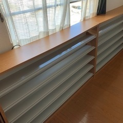 【値下げしました】大型CDラック2台※手渡しでお願いします