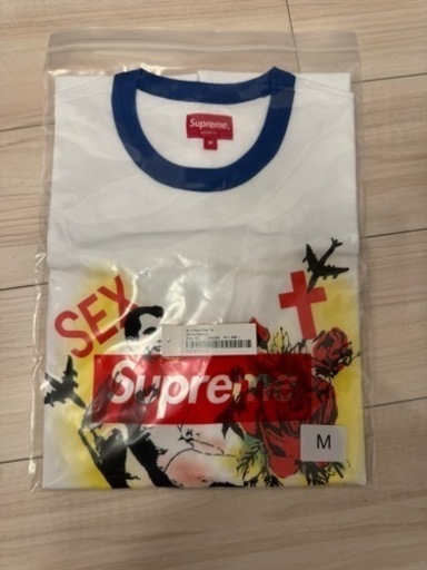 新品 23SS supreme Sex in Heaven Ringer Tee サイズM Tシャツ