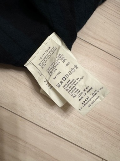 2018AW sacai エンブロイダリーチェックシャツ フランネル サイズ2