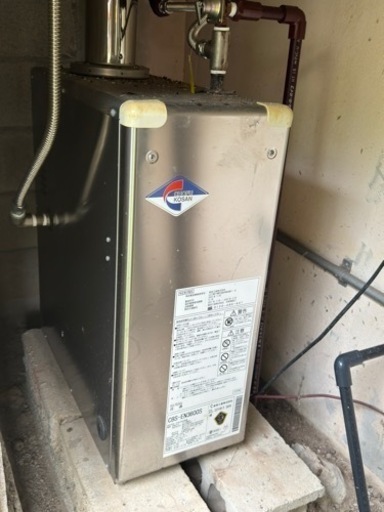 CHOFUのボイラーとボイラータンク