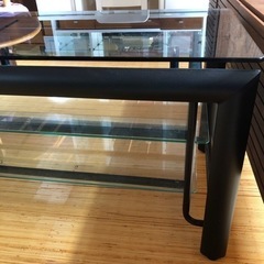 ガラステーブル 100×45×49cmの画像
