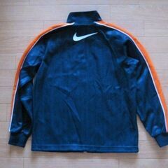 ＮＩＫＥ）紺オレンジ（１４０）ジャージのジャンバー☆ドライフィット の画像