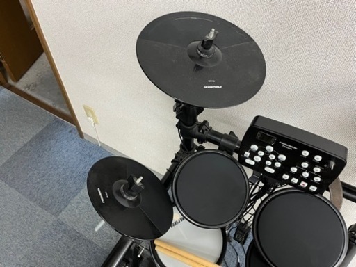 【美品】電子ドラム Play Tech PDS250 椅子付き 木製バチ付き