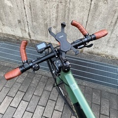 DAITORA BIKE ダイトラバイク グリーン カスタム＋アクセサリー［E-BIKE 電動クロスバイク 電動アシスト自転車］の画像