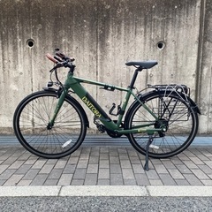 DAITORA BIKE ダイトラバイク グリーン カスタム＋アクセサリー［E-BIKE 電動クロスバイク 電動アシスト自転車］の画像