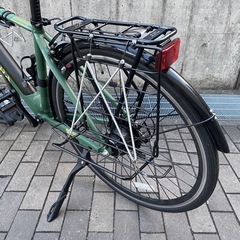 DAITORA BIKE ダイトラバイク グリーン カスタム＋アクセサリー［E-BIKE 電動クロスバイク 電動アシスト自転車］の画像