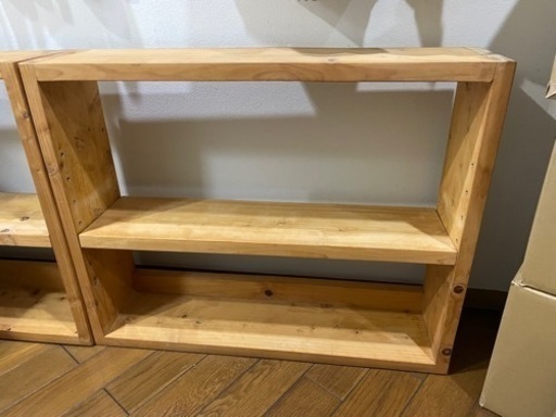 宮崎県産天然木本棚４つセット