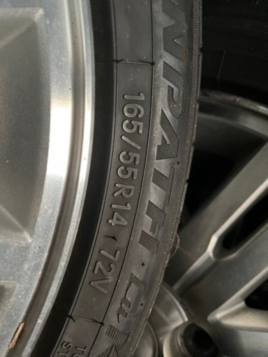 アルミホイール4本165/55R14