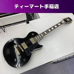 Photo Genic エレキギター レスポールタイプ 黒 ブラ...