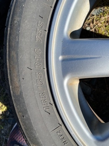 アルミホイール4本155/65R14