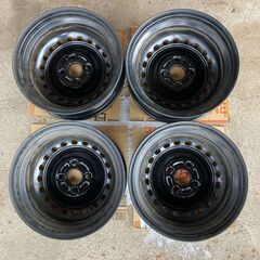 HONDA N-BOX純正スチールホイール中古品売ります！（取引中！）の画像