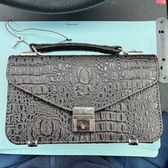 ジョルジオ　バレンティ　ハンドバッグ　ショルダーバッグ　ワニ皮風...