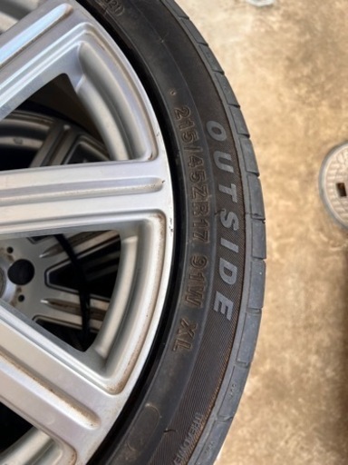 17インチタイヤ　215/45ZR17