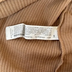 ZARA ザラ カーディガン オーバーサイズ 春服 秋服 ベージュの画像