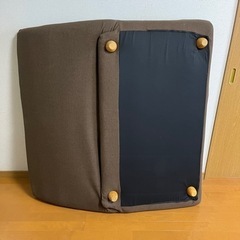 ソファー　2人掛け　5段階調節　ブラウン　茶色の画像