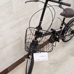 ★ジモティ割あり★  折りたたみ自転車 20インチ 黒 クリーニング済み TJ4362