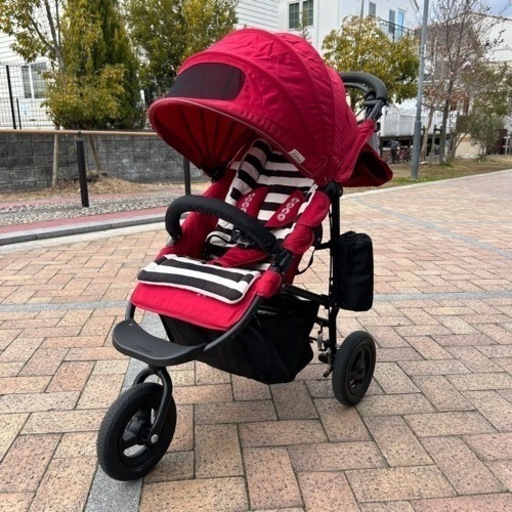 【大阪府】AirBuggy（エアバギー ）COCO チェリーレッド ブレーキモデル