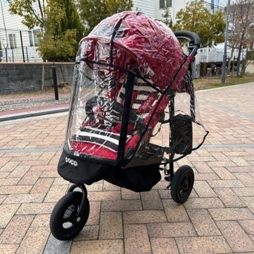 【大阪府】AirBuggy（エアバギー ）COCO チェリーレッド ブレーキモデル