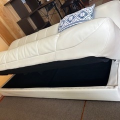 収納付きソファベッド✨美品✨早めに受取来れる方の画像