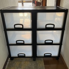 収納ボックス キャスター付きの画像