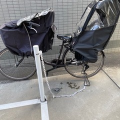ブリヂストン　自転車　子供2人乗せ　手動