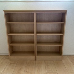 Nスリムキャビネット（起立木工）×2個