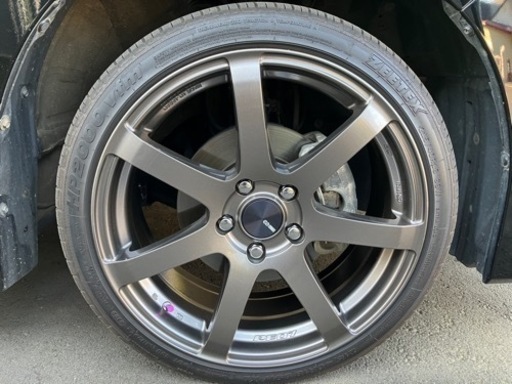 ★受渡済★★美品★ ENKEI PF07 18×7.5J 114.3×5H 215/40R18 タイヤセット