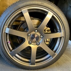 ★受渡済★★美品★ ENKEI PF07 18×7.5J 114.3×5H 215/40R18 タイヤセット