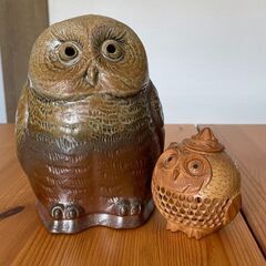 フクロウの置物
