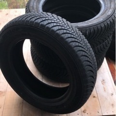 タイヤ　中古　155/65R14 75H ダンロップ　4本　溝6.5〜7mm